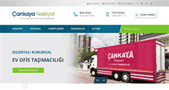 Desktop Screenshot of cankayanakliyat.com.tr
